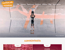 Tablet Screenshot of kansalaisfoorumi.fi